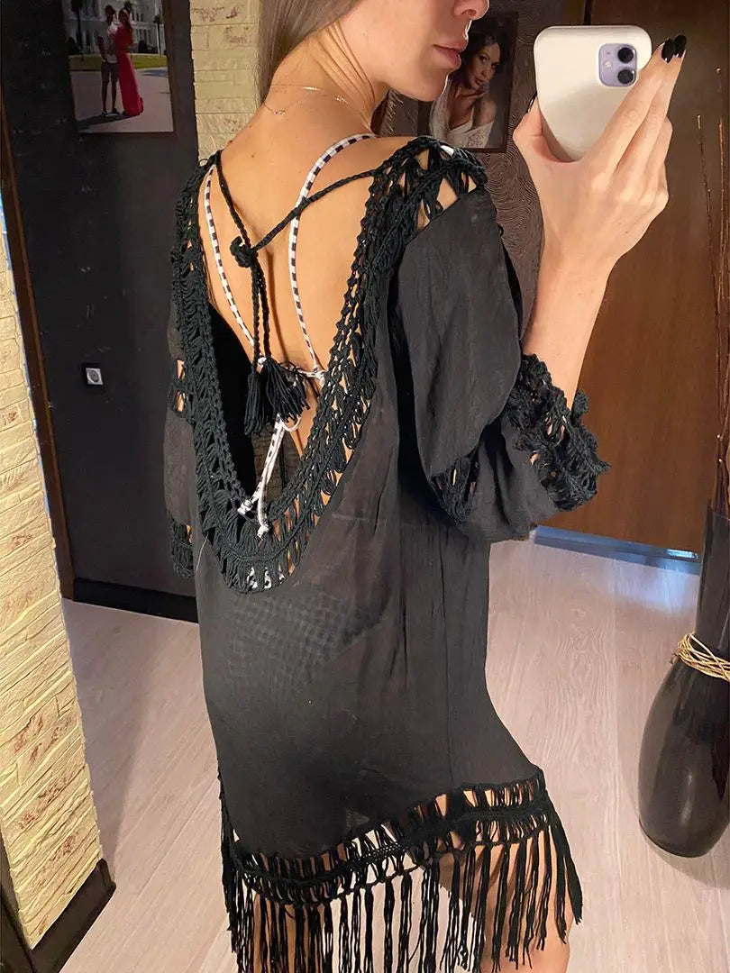 Backless Beach Cover Up