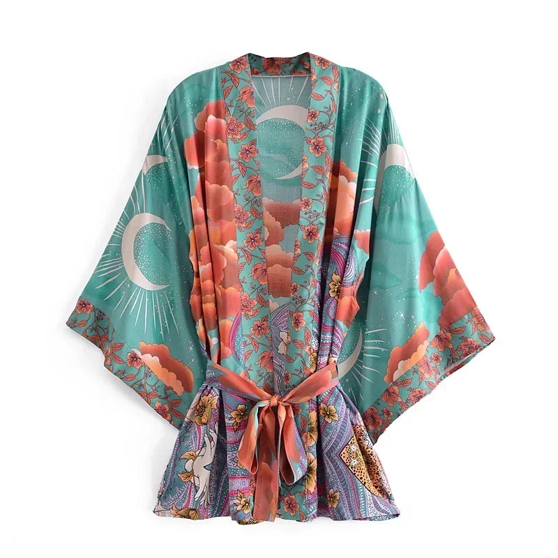 Bohemian Kimono Dress