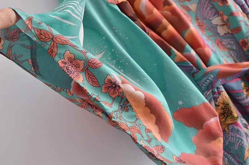 Bohemian Kimono Dress