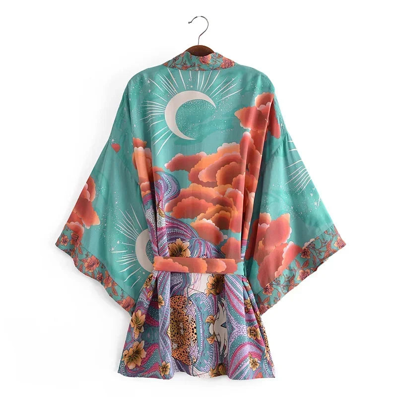 Bohemian Kimono Dress